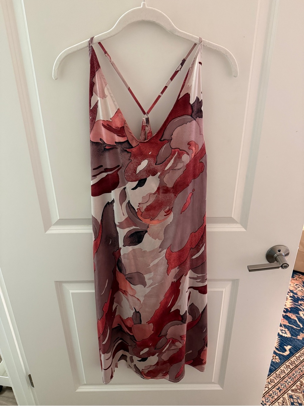 stars above abstract print slip - pink multi - Picture 2 of 4